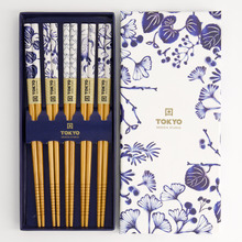 5 Pairs Japonica Chopsticks Gift Set
